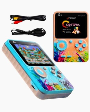 ПОРТАТИВНАЯ ИГРОВАЯ КОНСОЛЬ MINI RETRO GAMEBOY В КОМПЛЕКТЕ 500 ИГР АВ-КАБЕЛИ