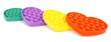 PUSH BUBBLE POP IT HEART Различные цвета