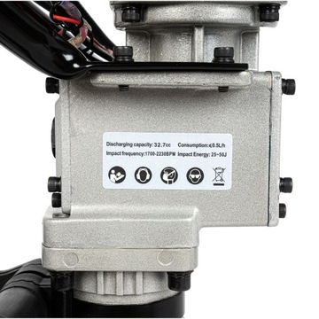 Бензиновый копер мощностью 900 Вт.