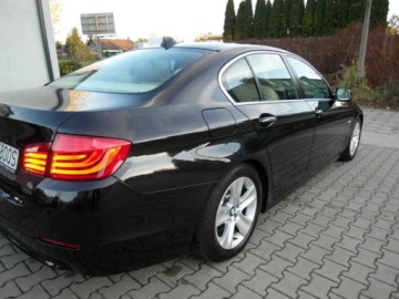 BMW Seria 5 F10-F11 Limuzyna 520d 184KM 2013 BMW Seria 5 Xenon Skora Navi Profesjonal Dociagi Head-Up 2.0 Diesel 184KM, zdjęcie 14