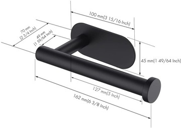 Вешалка для туалетной бумаги, BLACK STEEL LOFT