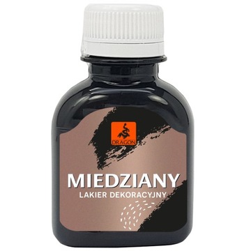 LAKIER DEKORACYJNY MIEDZIANY 80 ml DRAGON