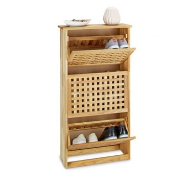 Szafka na buty Relaxdays 104,3 x 55 x 20,02 cm orzech