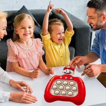 POP IT SUPER MARIO КОНСОЛЬНАЯ АНТИСТРЕССОВАЯ ЭЛЕКТРОННАЯ ИГРА 30 УРОВНЕЙ