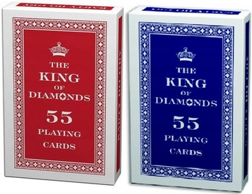 ZESTAW KART TREFL KING OF DIAMONDS 55L X2