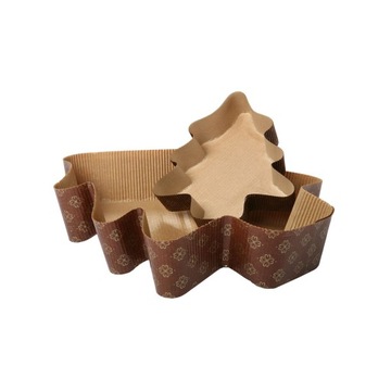 Forma papierowa do pieczenia Choinka 31x22 cm - 10 szt.