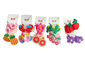 РЕЗИНКИ ДЛЯ ВОЛОС ДЛЯ ДЕТЕЙ И ДЕВОЧЕК РАЗНОЦВЕТНЫЙ НАБОР ИЗ 10 ПАР РЕЗИНОК ДЛЯ ВОЛОС