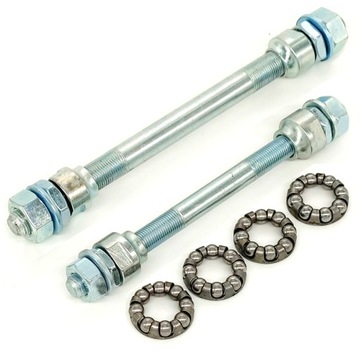 2x OŚ OŚKA KOŁA PRZÓD TYŁ WIANKI ROMET KADET KOMAR OGAR