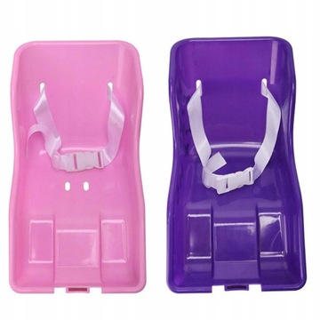 Кукольное сиденье для детского велосипеда с украшениями.