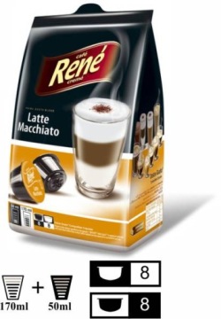 Капсулы для DOLCE GUSTO Rene Latte Macchiato 16 шт.