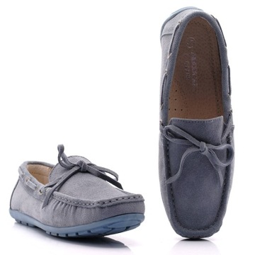 КОЖАНЫЕ МОКАСИНЫ AMERICAN JK07 ЖЕНСКАЯ ОБУВЬ 39