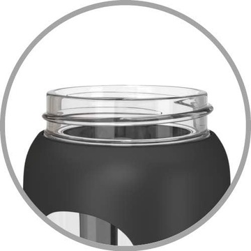 Мотивационная стеклянная бутылка для воды 700мл Be-Active