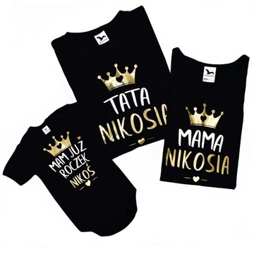 Zestaw urodzinowy mama tata synek - MAM JUŻ ROCZEK