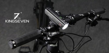 ПЕРЕДНЯЯ ВЕЛОСИПЕДНАЯ ФОНАРЬ МОЩНАЯ СВЕТОДИОДНАЯ 1000 лм 5 РЕЖИМОВ 4800 мАч ФОНАРЬ