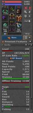 TIBIA 188 ED + 103 MLVL + CHARM +11 MOUNTS +8 OUTFITS+ DAMORA +EQ+ FREE RK