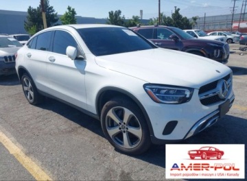 Mercedes GLC C254/X254 Coupe 2.0 300 258KM 2023 Mercedes-Benz GLC 2023r., GLC 300 4matic Coupe, 2L, od ubezpieczalni 2.0