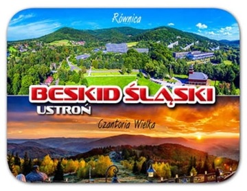 BESKID ŚLĄSKI USTROŃ MAGNES PAMIĄTKOWY WIT
