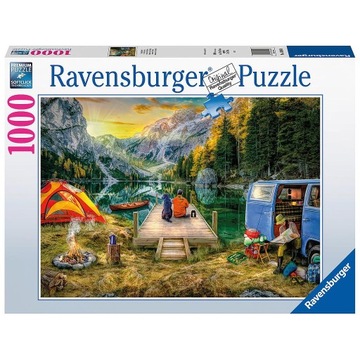 Пазл Ravensburger 2D 1000 деталей: Кемпинг