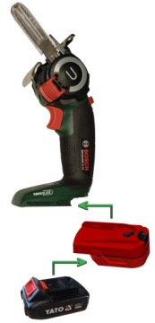 Адаптер для аккумуляторов Yato 18 В для Bosch Power For All