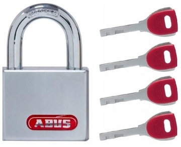 ABUS KŁÓDKA STALOWA JARZMOWA 838/50 10 MM 4 KLUCZE