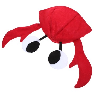 Halloweenowy kapelusz kraba czerwony kapelusz kraba Cosplay kapelusz kraba