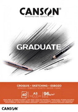 Canson Szkicownik Graduate Drawing A5 40k. 96g