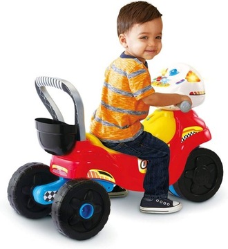 ТРАНСПОРТ ДЛЯ ДЕТЕЙ ПРОГУЛКИ 3 В 1, ТРЕХКОЛЕСНЫЙ ВЕЛОСИПЕД, РАЗВИВАЮЩАЯ ИГРУШКА VTECH