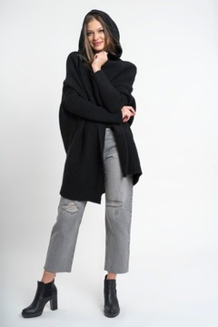 СВИТЕР КАРДИГАН NEIRO С БОЛЬШИМ КАПЮШОНОМ