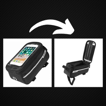 СУМКА ДЛЯ ВЕЛОСИПЕДА SANITLE Водонепроницаемый ЧЕХОЛ ДЛЯ ТЕЛЕФОНА НАСТЕННАЯ СУМКА РАМА РАМА