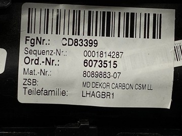 KONZOLA STŘEDNÍ  PŘEDNÍ KARBON M8 6073515