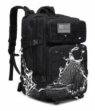 БОЛЬШОЙ ВОЕННО-ТАТИЧЕСКИЙ ТУРИСТИЧЕСКИЙ РЮКЗАК 45 Л + ФЛАГИ ПОЛЬШИ И США