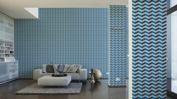 ЗИГЗАГ ОБОИ, МОЮЩИЕСЯ, НЕПОЛЕВЫЕ ОБОИ, 3D-эффект