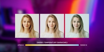 Студийная светодиодная лампа Newell RGB Vividha Effect 2700K - 10000K 60W DMX эффекты