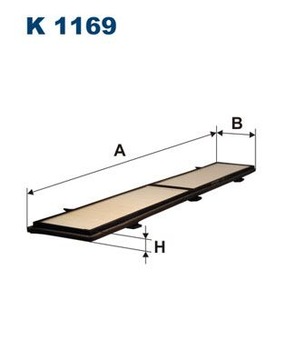 КАБИННЫЙ ФИЛЬТР K 1169 FILTRON