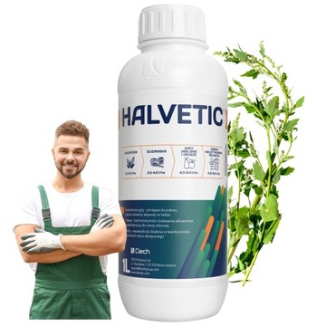 HALVETIC 1L 180sl ŚRODEK CHWASTOBÓJCZY GLIFOSAT HERBICYD NA CHWASTY CIECH