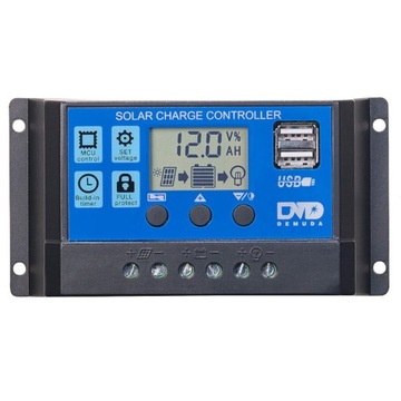REGULATOR KONTROLER SOLARNY PWM 30A 12V/24V