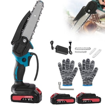 Электрическая бензопила 21В с 2 аккумуляторами