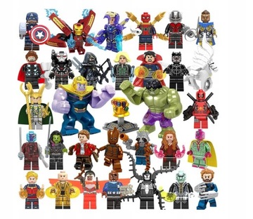 ZESTAW 32 SZTUK FIGUREK Marvel FIGURKI Spiderman