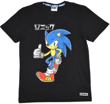 MĘSKA KOSZULKA T-SHIRT NA KRÓTKI RĘKAW BLUZKA SONIC ROZMIAR XL P61