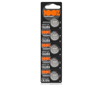 5x Bateria litowa GP PEAK POWER CR2016 3V LiMnO2 LITHIUM CELL