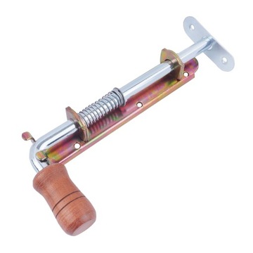 ЗАДВИЖКА ПРУЖИННАЯ 150мм УЗКАЯ ОЦИНКОВАННАЯ