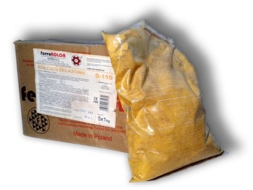Barwnik do betonu, Pigment, Farba sucha, ŻÓŁTY-5KG