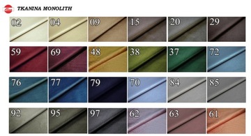 ОБРАЗЦЫ МАТЕРИАЛА 12 ШТ ОТ ALAN MEBLE