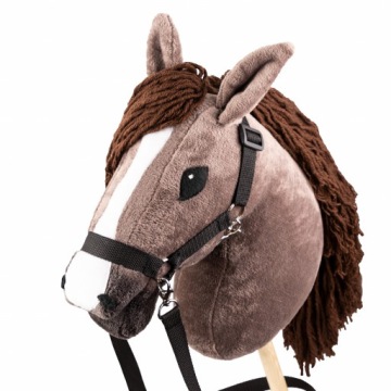 Hobby Horse Skippi A3 коричневий каштан Польський кінь на палиці +недоуздок з поводами