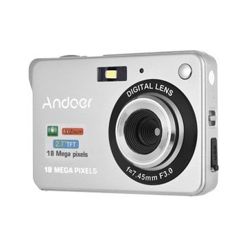 Andoer 18M 720P Kamera cyfrowa HD z 2-krotnym