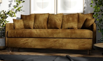 Kanapa MALO SLIM mała rozkładana sofa pojemnik