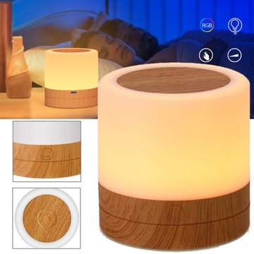 LAMPA STOŁOWA LED Z FUNKCJĄ TIMERA, BEZPRZEWODOWA, ŁADOWANA PRZEZ USB, DOMU