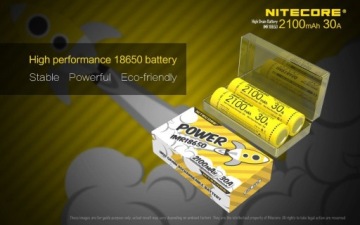 Аккумулятор Nitecore IMR 18650 2100 мАч (LAT/NITECO