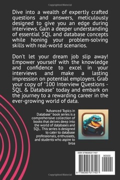 Wang, X.Y. 100 Interview Questions: SQL & Database (Advanced Topics in Data