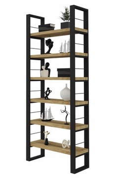 Regał Na Książki Industrial Loft 200 cm